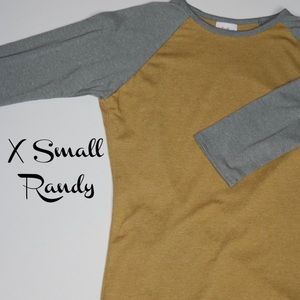 NWT XSmall LuLaRoe Randy Shirt